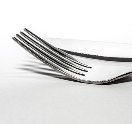 Polished, Shiny Silverware - Fork and Knife